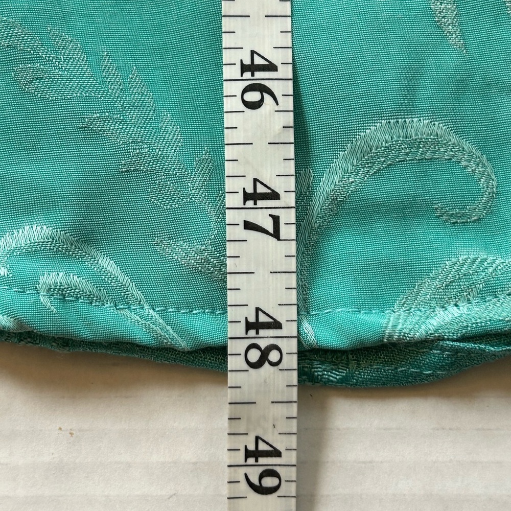 Citron Santa Monica MED 100% rayon mint turquoise cottagecore Dress - Picture 9 of 11